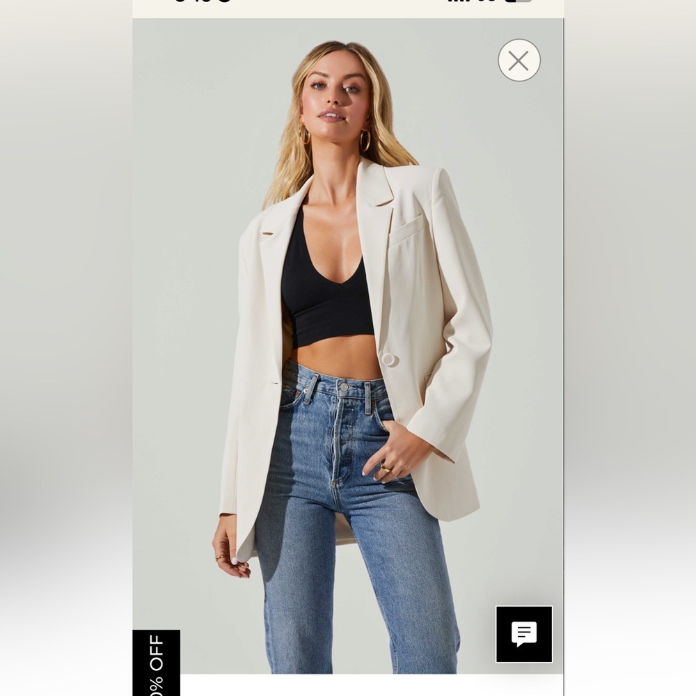 ASTR Laudine Oversized Blazer